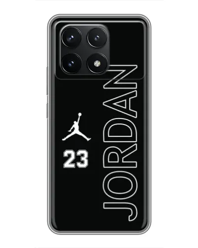 Чехол для Xiaomi POCO F6 Pro с картинкой «Jordan Vertical»
