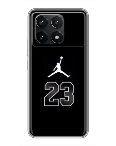 Чехол для Xiaomi POCO F6 Pro с картинкой «Jordan Flight 23»