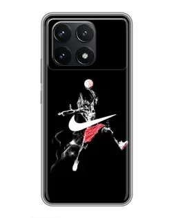 Чехол для Xiaomi POCO F6 Pro с картинкой «Jordan Jumpman» Чехол для Xiaomi POCO F6 Pro с картинкой «Jordan Jumpman»