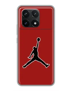 Чехол для Xiaomi POCO F6 Pro с картинкой «Jordan Red Back» Чехол для Xiaomi POCO F6 Pro с картинкой «Jordan Red Back»