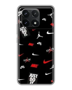 Чехол для Xiaomi POCO F6 Pro с картинкой «Nike Mix Pattern» Чехол для Xiaomi POCO F6 Pro с картинкой «Nike Mix Pattern»