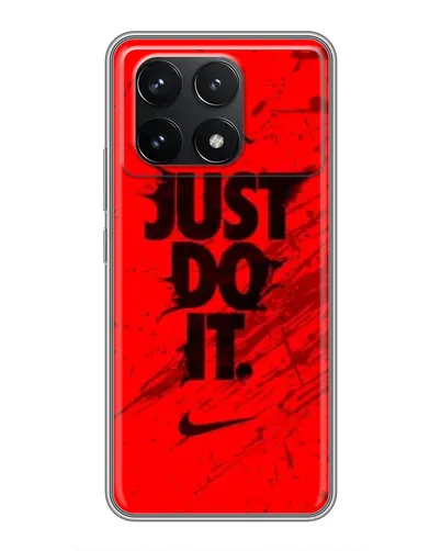 Чехол для Xiaomi POCO F6 Pro с картинкой «Nike Just Do It»
