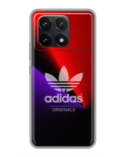 Чехол для Xiaomi POCO F6 Pro с картинкой «Adidas Red Neon»