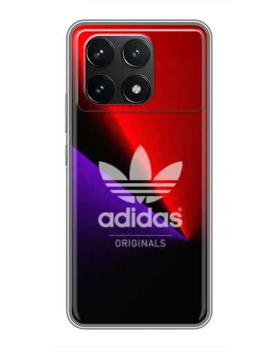 Чехол для Xiaomi POCO F6 Pro с картинкой «Adidas Red Neon»
