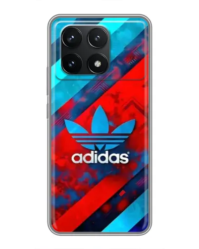 Чехол для Xiaomi POCO F6 Pro с картинкой «Абстракция Adidas»