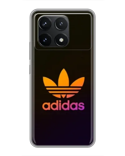 Чехол для Xiaomi POCO F6 Pro с картинкой «Градиент Adidas»