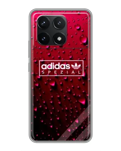 Чехол для Xiaomi POCO F6 Pro с картинкой «Adidas Gold Marble»