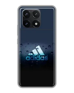 Чехол для Xiaomi POCO F6 Pro с картинкой «Adidas Water Drops» Чехол для Xiaomi POCO F6 Pro с картинкой «Adidas Water Drops»