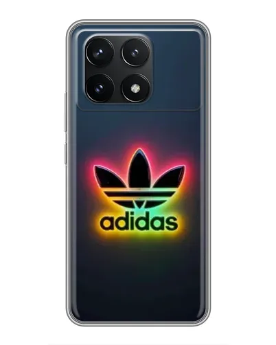 Чехол для Xiaomi POCO F6 Pro с картинкой «Неоновый Adidas»