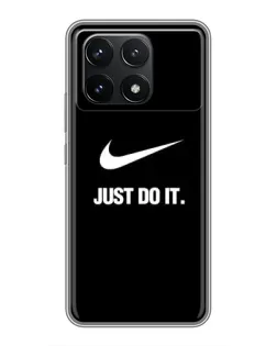 Чехол для Xiaomi POCO F6 Pro с картинкой «Классический принт Nike» Чехол для Xiaomi POCO F6 Pro с картинкой «Классический принт Nike»