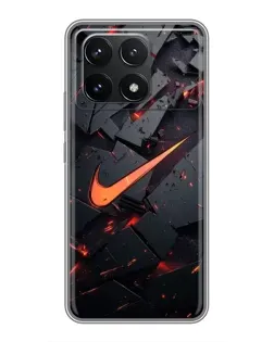 Чехол для Xiaomi POCO F6 Pro с картинкой «Nike — эффект разломов» Чехол для Xiaomi POCO F6 Pro с картинкой «Nike — эффект разломов»