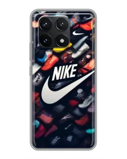 Чехол для Xiaomi POCO F6 Pro с картинкой «Коллекция кроссовок Nike» Чехол для Xiaomi POCO F6 Pro с картинкой «Коллекция кроссовок Nike»
