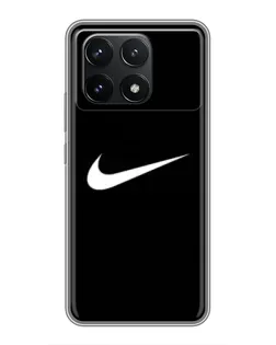 Чехол для Xiaomi POCO F6 Pro с картинкой «Минималистический Найк» Чехол для Xiaomi POCO F6 Pro с картинкой «Минималистический Найк»