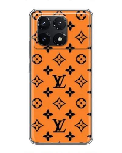 Чехол для Xiaomi POCO F6 Pro с картинкой «Оранжевый стиль LV» Чехол для Xiaomi POCO F6 Pro с картинкой «Оранжевый стиль LV»