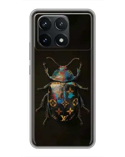 Чехол для Xiaomi POCO F6 Pro с картинкой «LV — мраморный принт» Чехол для Xiaomi POCO F6 Pro с картинкой «LV — мраморный принт»