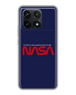 Чехол для Xiaomi POCO F6 Pro с картинкой «NASA — глубокий космос»