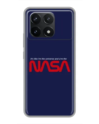 Чехол для Xiaomi POCO F6 Pro с картинкой «NASA — глубокий космос»