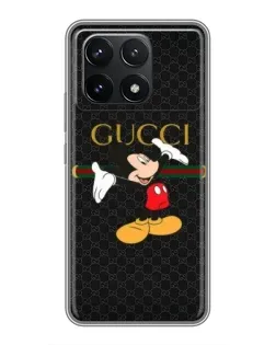 Чехол для Xiaomi POCO F6 Pro с картинкой «Микки Маус Gucci» Чехол для Xiaomi POCO F6 Pro с картинкой «Микки Маус Gucci»