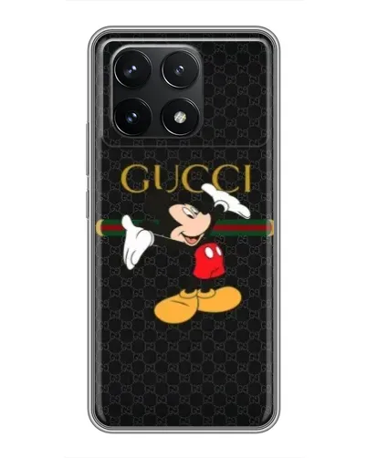 Чехол для Xiaomi POCO F6 Pro с картинкой «Микки Маус Gucci» Чехол для Xiaomi POCO F6 Pro с картинкой «Микки Маус Gucci»