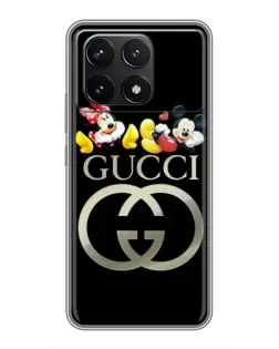 Чехол для Xiaomi POCO F6 Pro с картинкой «Gucci — герои Disney» Чехол для Xiaomi POCO F6 Pro с картинкой «Gucci — герои Disney»