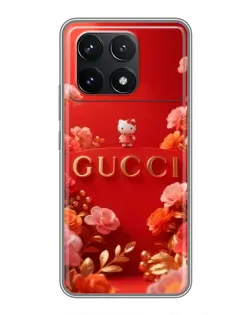 Чехол для Xiaomi POCO F6 Pro с картинкой «Gucci — золотой сад» Чехол для Xiaomi POCO F6 Pro с картинкой «Gucci — золотой сад»