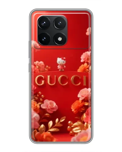 Чехол для Xiaomi POCO F6 Pro с картинкой «Gucci — золотой сад» Чехол для Xiaomi POCO F6 Pro с картинкой «Gucci — золотой сад»