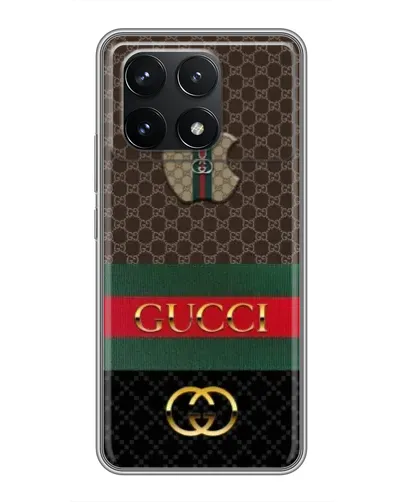 Чехол для Xiaomi POCO F6 Pro с картинкой «Gucci — брендированный десерт» Чехол для Xiaomi POCO F6 Pro с картинкой «Gucci — брендированный десерт»