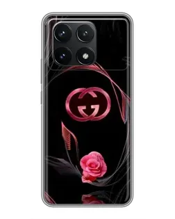 Чехол для Xiaomi POCO F6 Pro с картинкой «Gucci — неоновая роза» Чехол для Xiaomi POCO F6 Pro с картинкой «Gucci — неоновая роза»