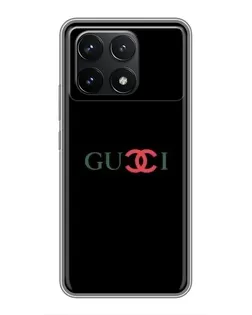 Чехол для Xiaomi POCO F6 Pro с картинкой «Gucci — красный градиент» Чехол для Xiaomi POCO F6 Pro с картинкой «Gucci — красный градиент»