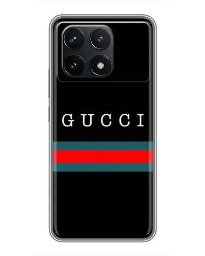 Чехол для Xiaomi POCO F6 Pro с картинкой «Gucci — красный пояс» Чехол для Xiaomi POCO F6 Pro с картинкой «Gucci — красный пояс»