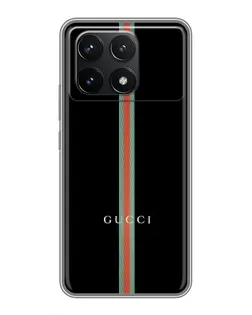 Чехол для Xiaomi POCO F6 Pro с картинкой «Gucci — строгая линия» Чехол для Xiaomi POCO F6 Pro с картинкой «Gucci — строгая линия»