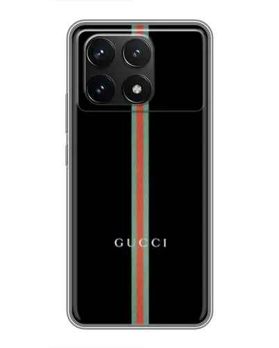 Чехол для Xiaomi POCO F6 Pro с картинкой «Gucci — строгая линия» Чехол для Xiaomi POCO F6 Pro с картинкой «Gucci — строгая линия»