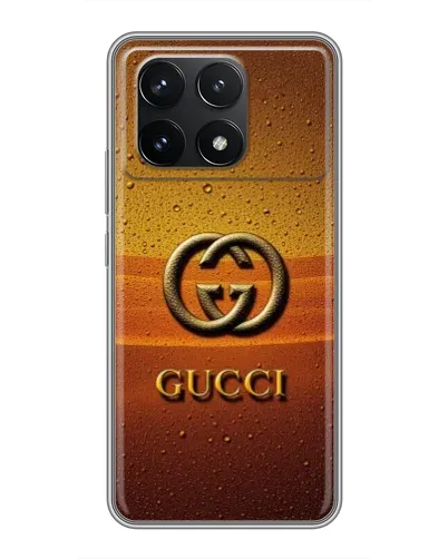 Чехол для Xiaomi POCO F6 Pro с картинкой «Gucci — солнечный градиент» Чехол для Xiaomi POCO F6 Pro с картинкой «Gucci — солнечный градиент»