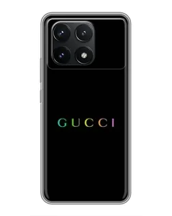 Чехол для Xiaomi POCO F6 Pro с картинкой «Gucci — неоновый минимализм» Чехол для Xiaomi POCO F6 Pro с картинкой «Gucci — неоновый минимализм»