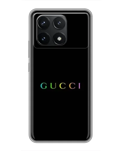 Чехол для Xiaomi POCO F6 Pro с картинкой «Gucci — неоновый минимализм» Чехол для Xiaomi POCO F6 Pro с картинкой «Gucci — неоновый минимализм»