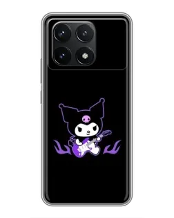 Чехол для Xiaomi POCO F6 Pro с картинкой «Электрическая Kuromi»