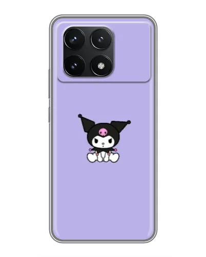 Чехол для Xiaomi POCO F6 Pro с картинкой «Kuromi — фиолетовый минимализм» Чехол для Xiaomi POCO F6 Pro с картинкой «Kuromi — фиолетовый минимализм»