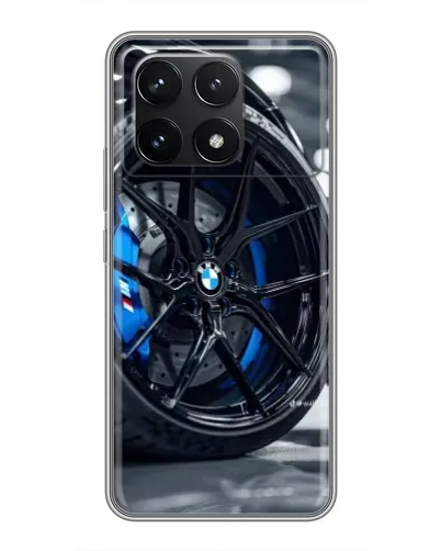 Чехол для Xiaomi POCO F6 Pro с картинкой «Колесо BMW вблизи» Чехол для Xiaomi POCO F6 Pro с картинкой «Колесо BMW вблизи»