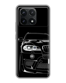 Чехол для Xiaomi POCO F6 Pro с картинкой «Темный силуэт BMW» Чехол для Xiaomi POCO F6 Pro с картинкой «Темный силуэт BMW»