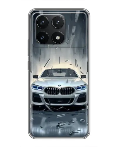 Чехол для Xiaomi POCO F6 Pro с картинкой «BMW в свете фар» Чехол для Xiaomi POCO F6 Pro с картинкой «BMW в свете фар»
