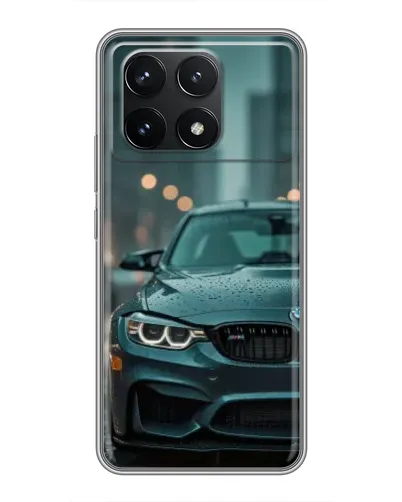 Чехол для Xiaomi POCO F6 Pro с картинкой «BMW в огнях города» Чехол для Xiaomi POCO F6 Pro с картинкой «BMW в огнях города»