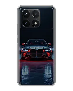 Чехол для Xiaomi POCO F6 Pro с картинкой «BMW на мокрой дороге» Чехол для Xiaomi POCO F6 Pro с картинкой «BMW на мокрой дороге»