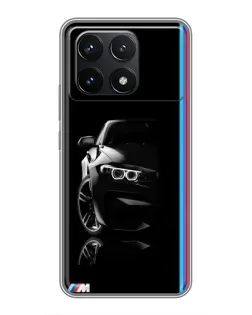 Чехол для Xiaomi POCO F6 Pro с картинкой «Силуэт BMW в темноте» Чехол для Xiaomi POCO F6 Pro с картинкой «Силуэт BMW в темноте»