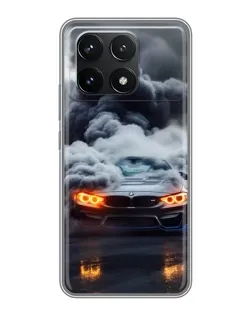 Чехол для Xiaomi POCO F6 Pro с картинкой «BMW в дыму» Чехол для Xiaomi POCO F6 Pro с картинкой «BMW в дыму»