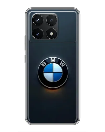 Чехол для Xiaomi POCO F6 Pro с картинкой «Логотип BMW — минимализм» Чехол для Xiaomi POCO F6 Pro с картинкой «Логотип BMW — минимализм»