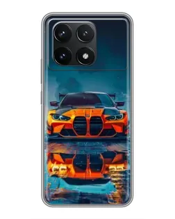 Чехол для Xiaomi POCO F6 Pro с картинкой «BMW — золотая эмблема» Чехол для Xiaomi POCO F6 Pro с картинкой «BMW — золотая эмблема»
