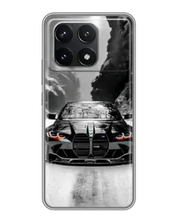 Чехол для Xiaomi POCO F6 Pro с картинкой «BMW — акварельный дрифт» Чехол для Xiaomi POCO F6 Pro с картинкой «BMW — акварельный дрифт»