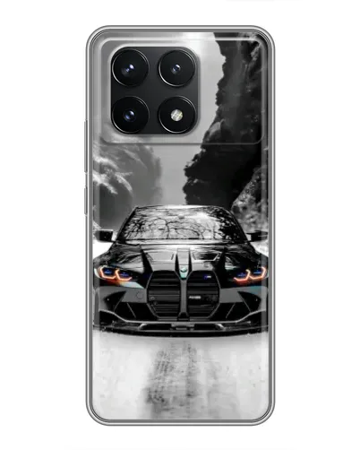 Чехол для Xiaomi POCO F6 Pro с картинкой «BMW — акварельный дрифт» Чехол для Xiaomi POCO F6 Pro с картинкой «BMW — акварельный дрифт»