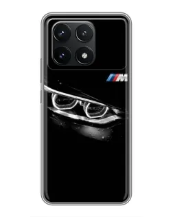 Чехол для Xiaomi POCO F6 Pro с картинкой «BMW — взгляд тигра» Чехол для Xiaomi POCO F6 Pro с картинкой «BMW — взгляд тигра»