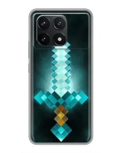 Чехол для Xiaomi POCO F6 Pro с картинкой «Алмазный меч неон» Чехол для Xiaomi POCO F6 Pro с картинкой «Алмазный меч неон»